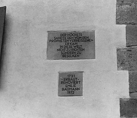 Die Synagoge in Eppingen (Kreis Heilbronn)